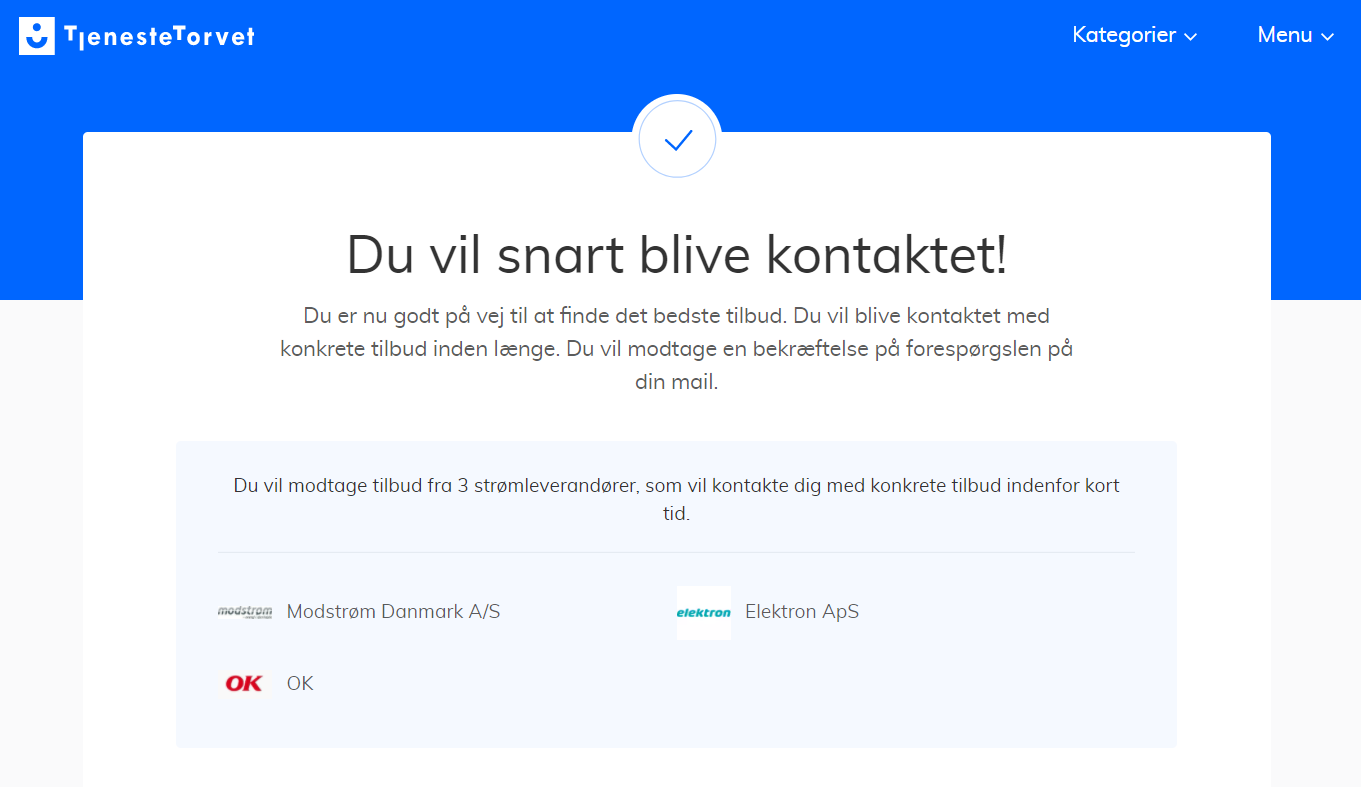 spar på elprisen gennem tjenestetorvet